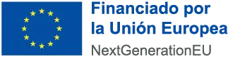 logotipo de la Unión Europea con el texto Financiado por la Unión Europea, NextGenerationEU